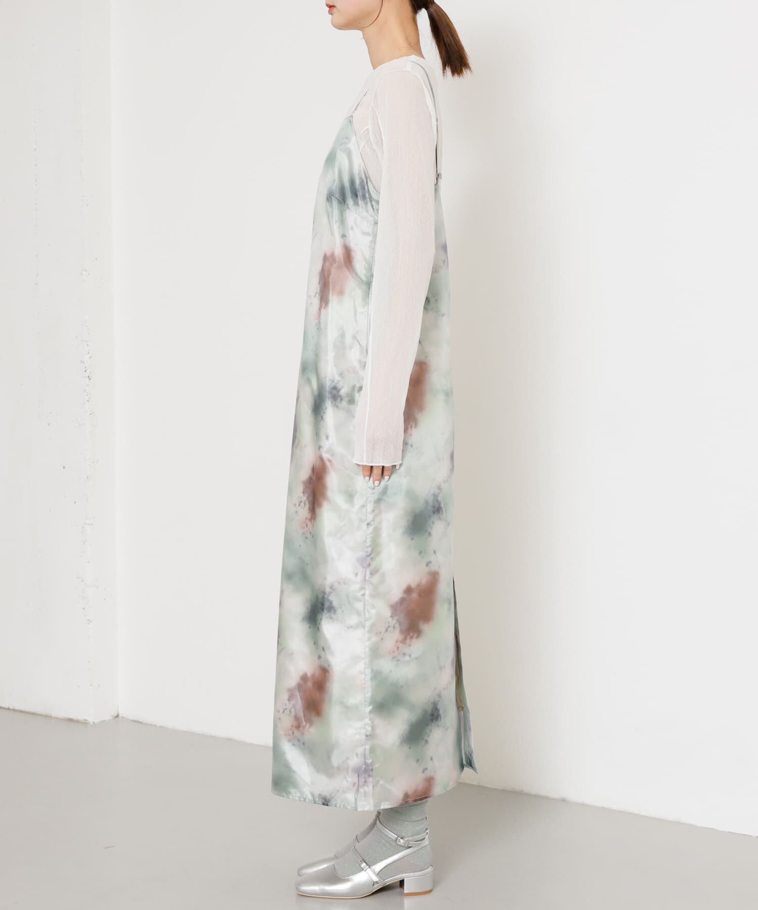 SENSE OF PLACE by URBAN RESEARCH「ボカシプリントキャミワンピース」|ワンピース|