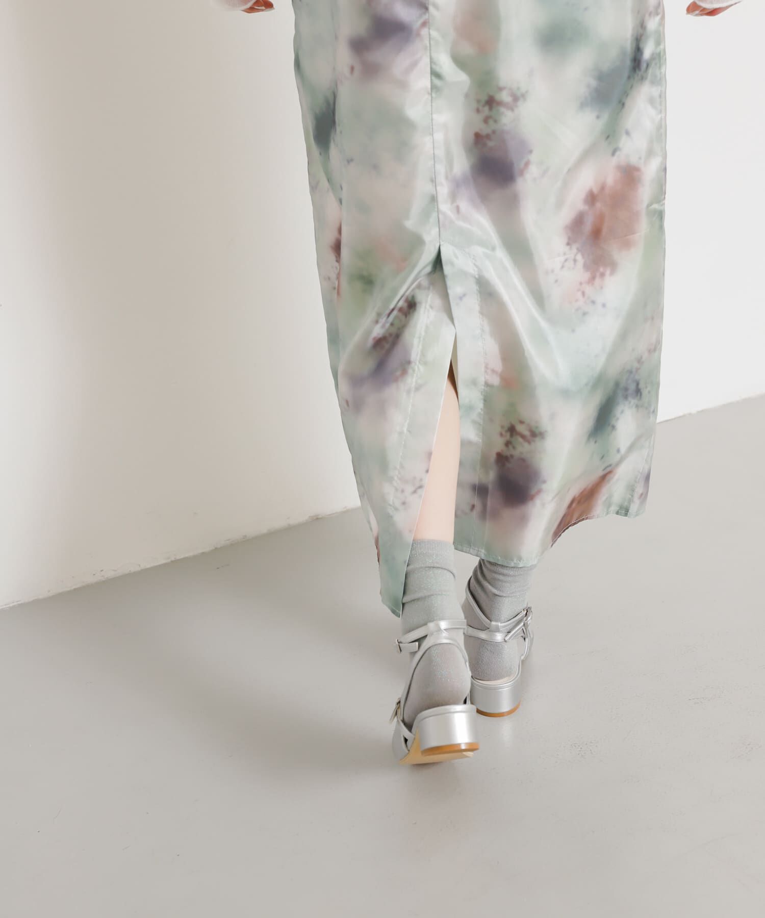 SENSE OF PLACE by URBAN RESEARCH「ボカシプリントキャミワンピース」|ワンピース|