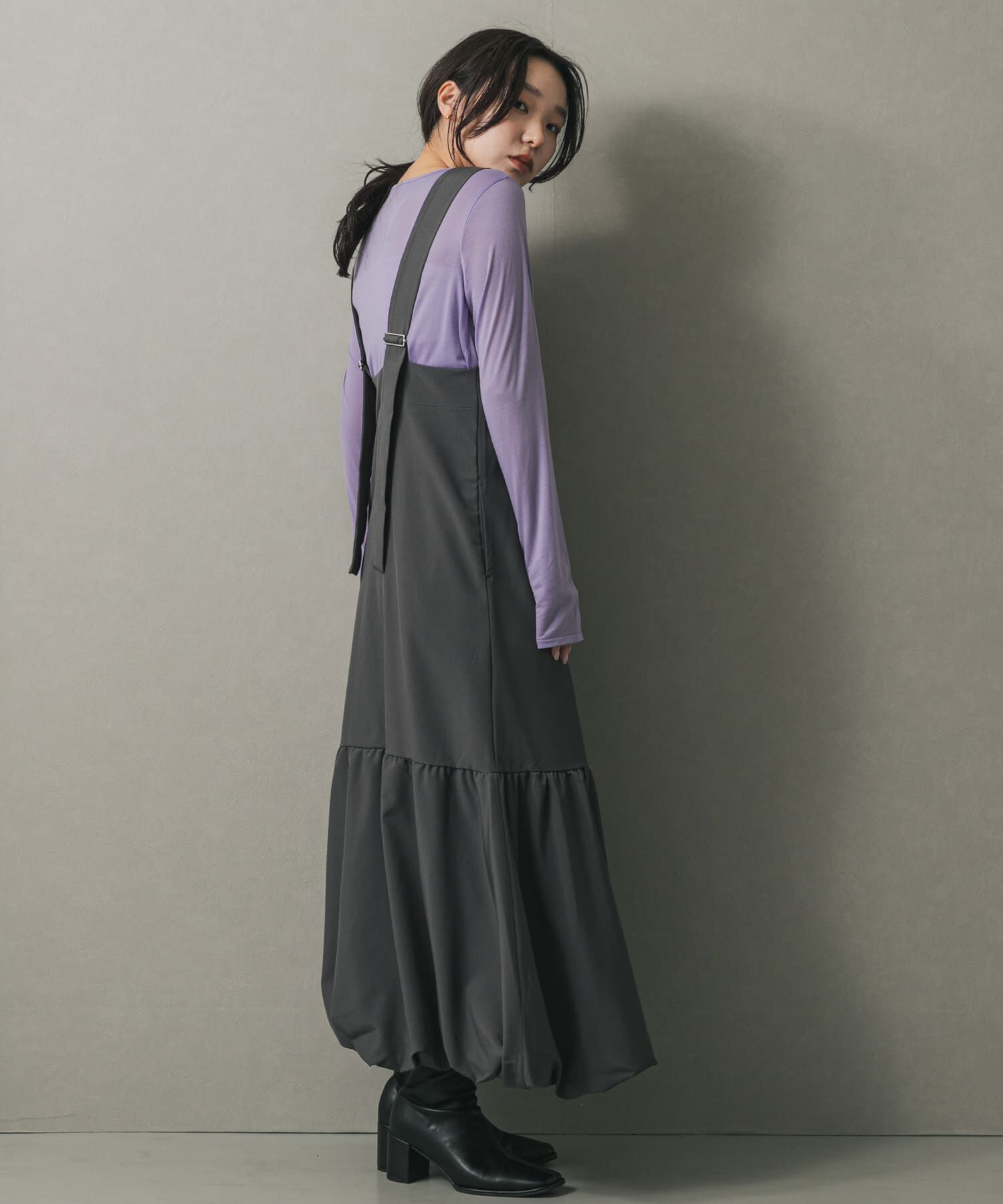 SENSE OF PLACE by URBAN RESEARCH「バルーンヘムジャンスカ」|ワンピース|