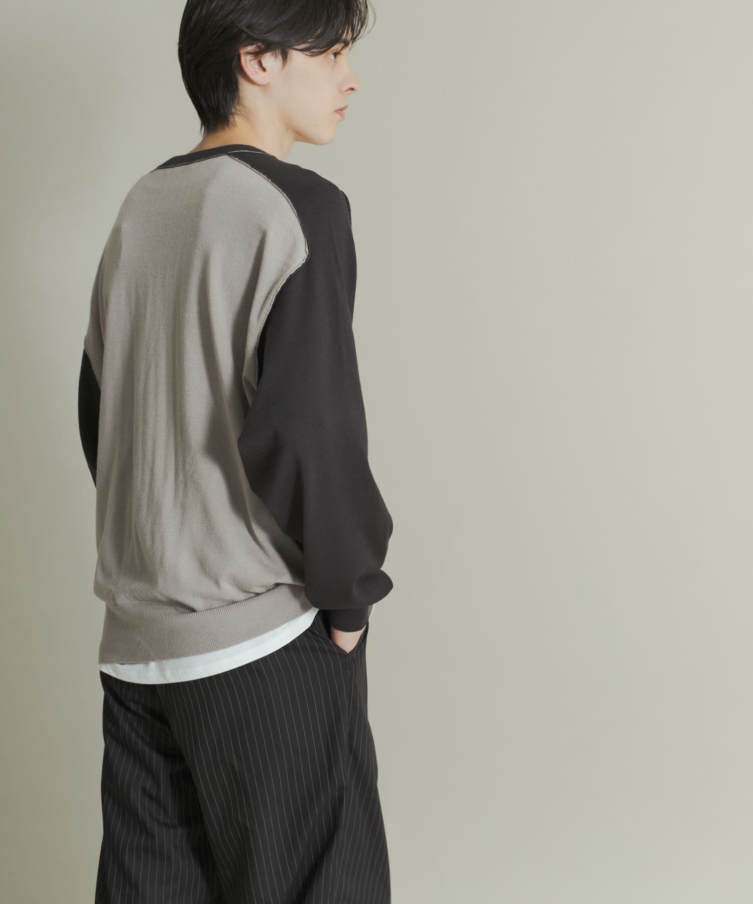 SENSE OF PLACE by URBAN RESEARCH「ハイショクVネックニット」|ニット・セーター|