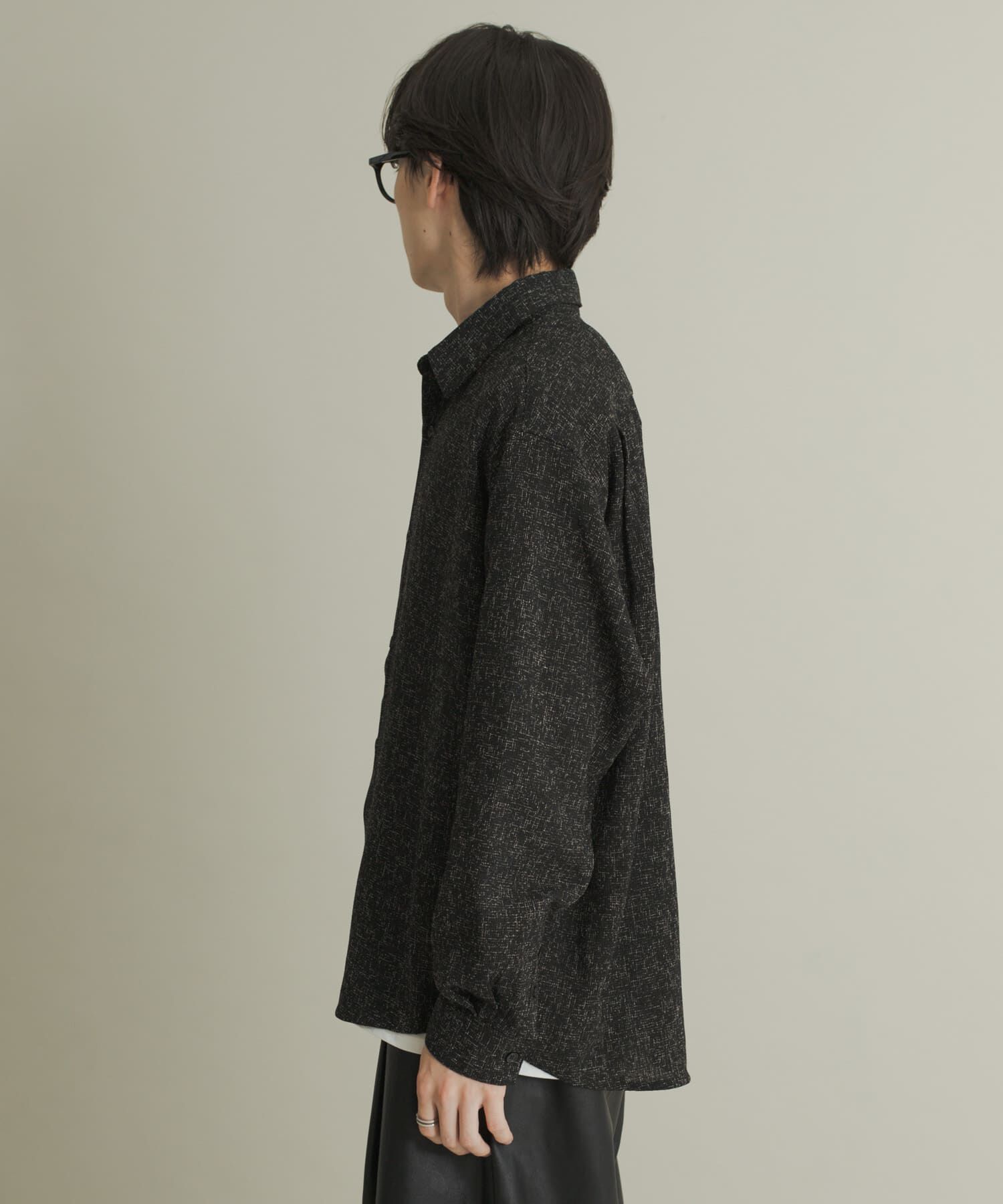 SENSE OF PLACE by URBAN RESEARCH「ライトツイードレギュラーカラーシャツ」|シャツ・ブラウス|