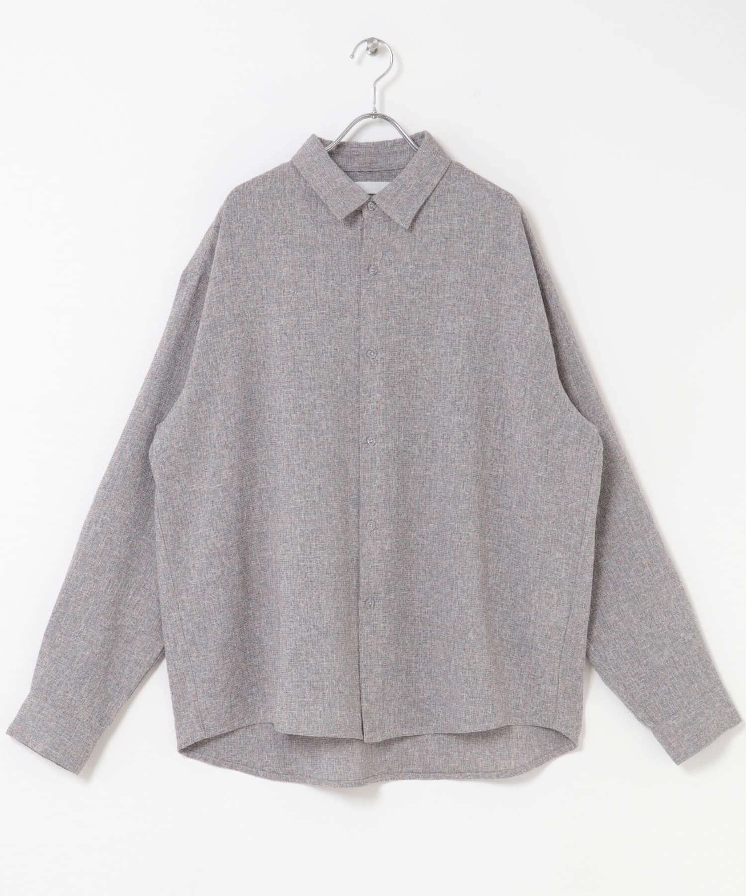 SENSE OF PLACE by URBAN RESEARCH「ライトツイードレギュラーカラーシャツ」|シャツ・ブラウス|