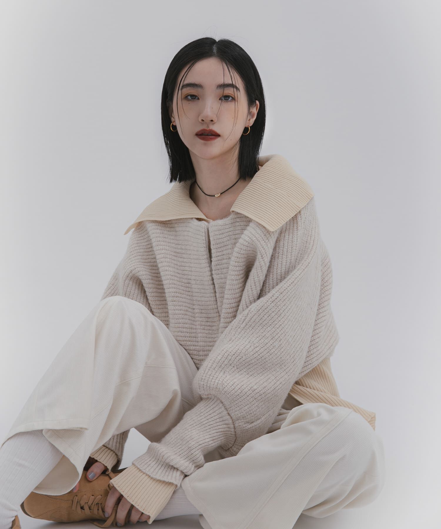 SENSE OF PLACE by URBAN RESEARCH「クロップドドルマンカーディガン」|ニット・セーター|