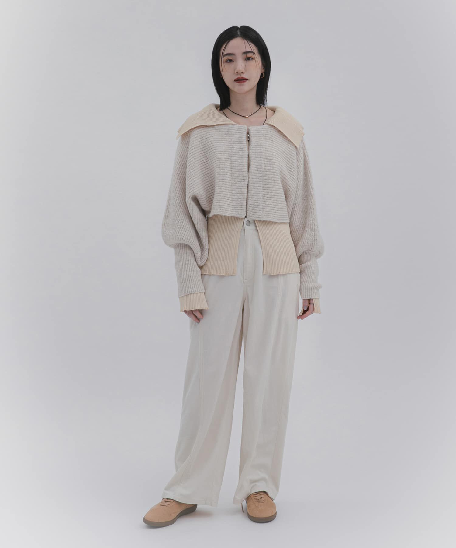 SENSE OF PLACE by URBAN RESEARCH「クロップドドルマンカーディガン」|ニット・セーター|