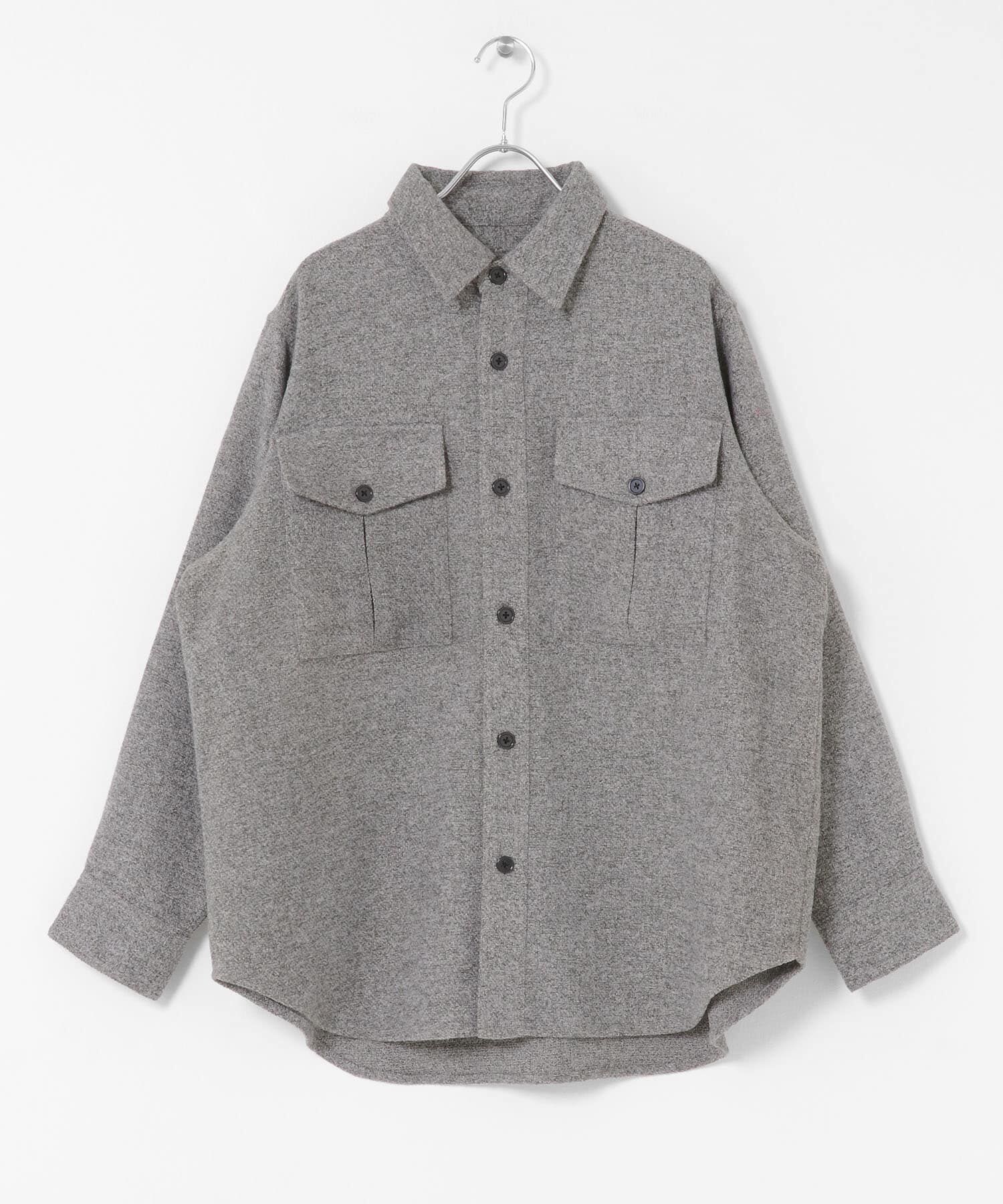 SENSE OF PLACE by URBAN RESEARCH「ウールライクオーバーシャツ」|シャツ・ブラウス|