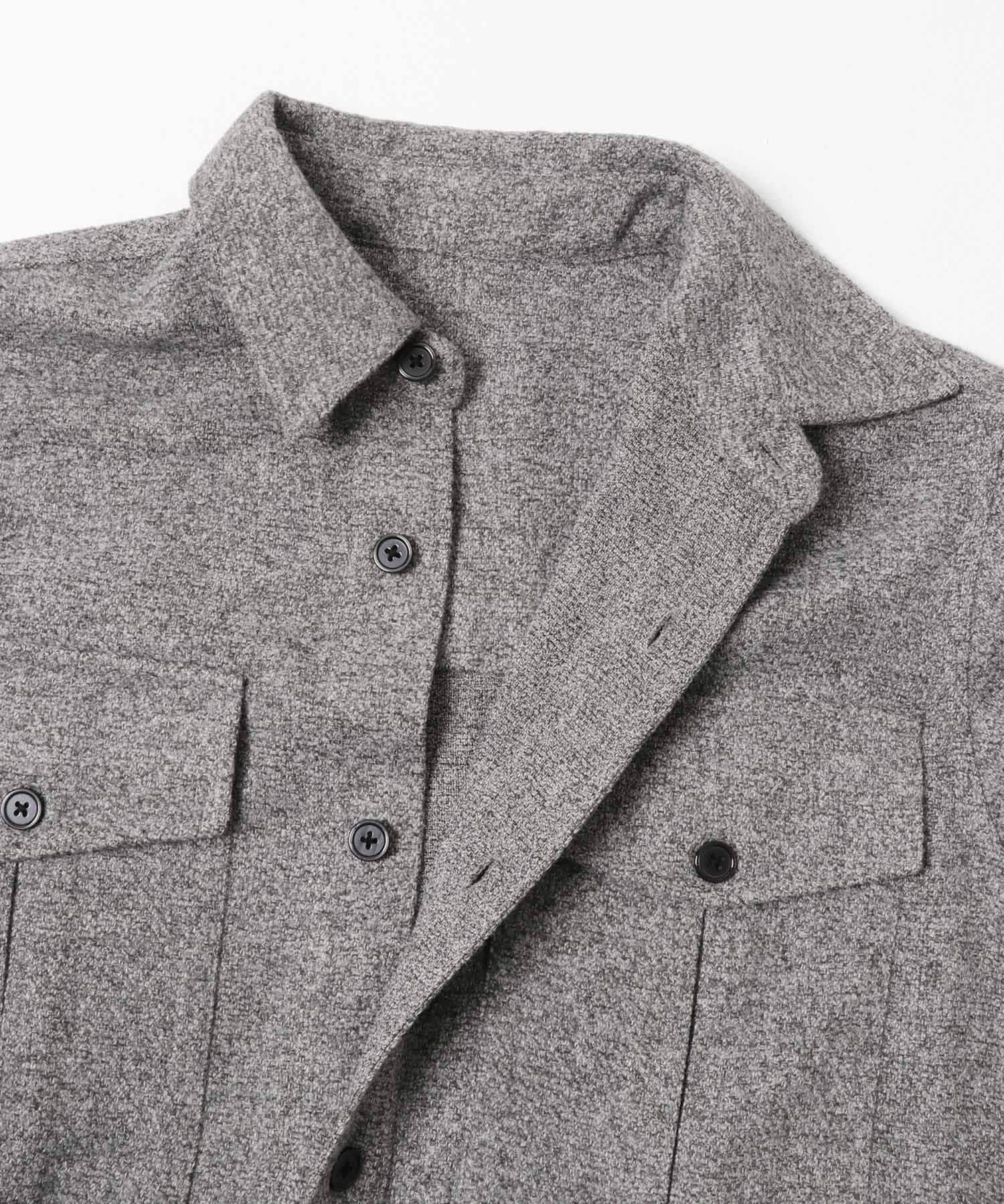 SENSE OF PLACE by URBAN RESEARCH「ウールライクオーバーシャツ」|シャツ・ブラウス|