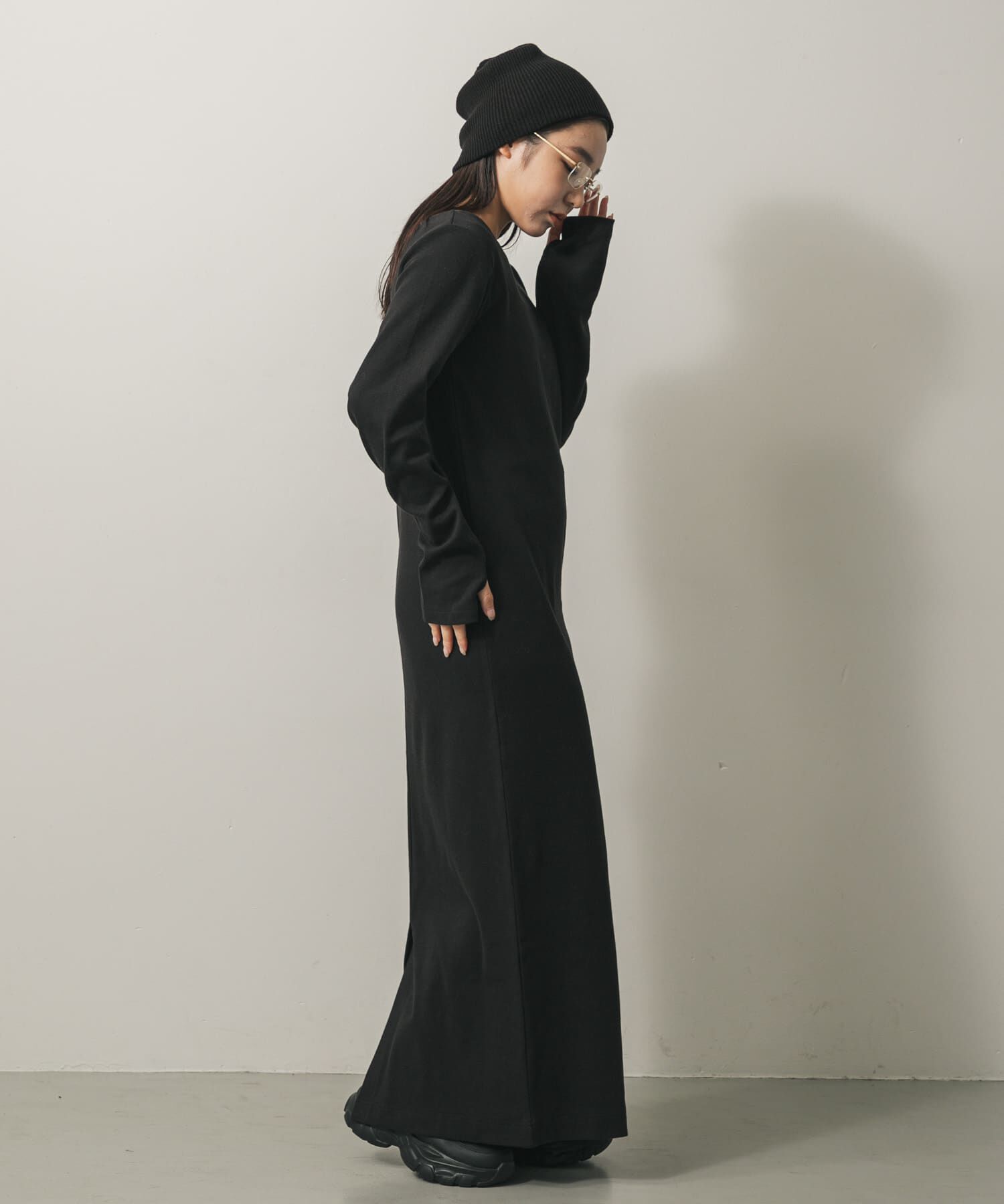 SENSE OF PLACE by URBAN RESEARCH「バックプレートツキリブワンピ」|ワンピース|