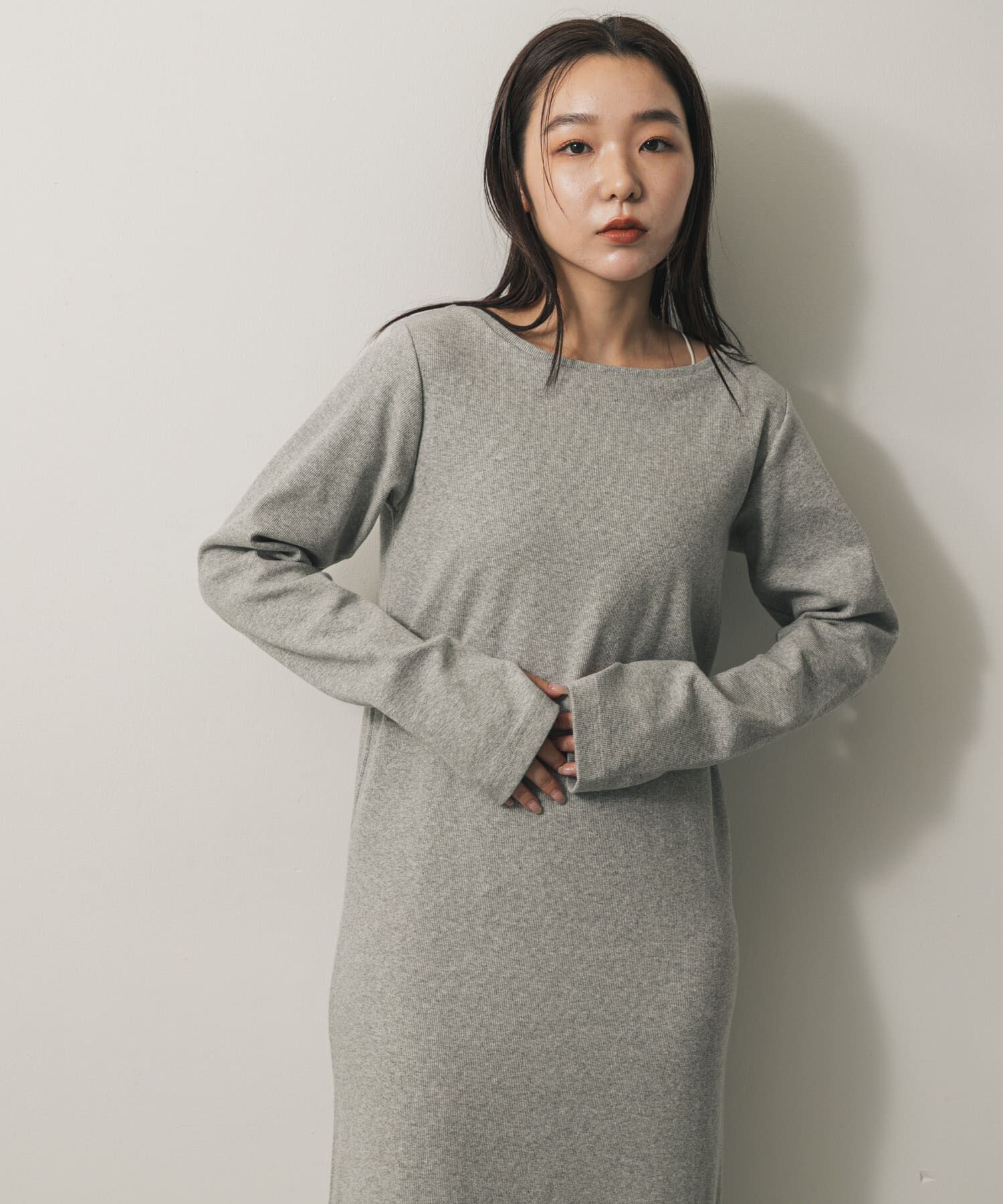 SENSE OF PLACE by URBAN RESEARCH「バックプレートツキリブワンピ」|ワンピース|