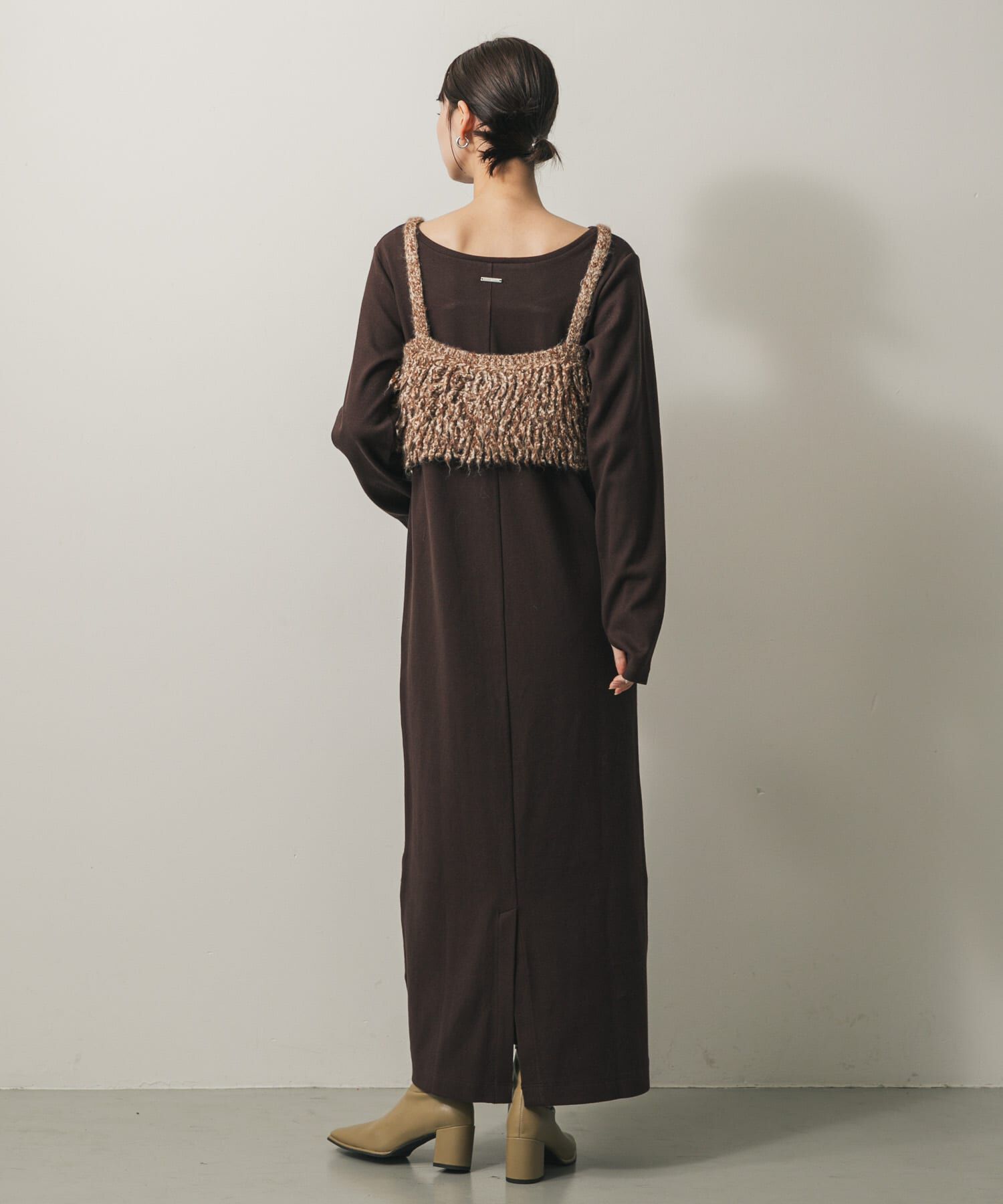 SENSE OF PLACE by URBAN RESEARCH「バックプレートツキリブワンピ」|ワンピース|