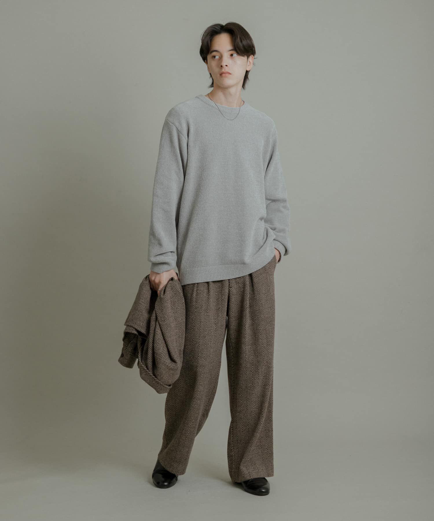 SENSE OF PLACE by URBAN RESEARCH「『洗濯可』モールニットプルオーバー」|ニット・セーター|