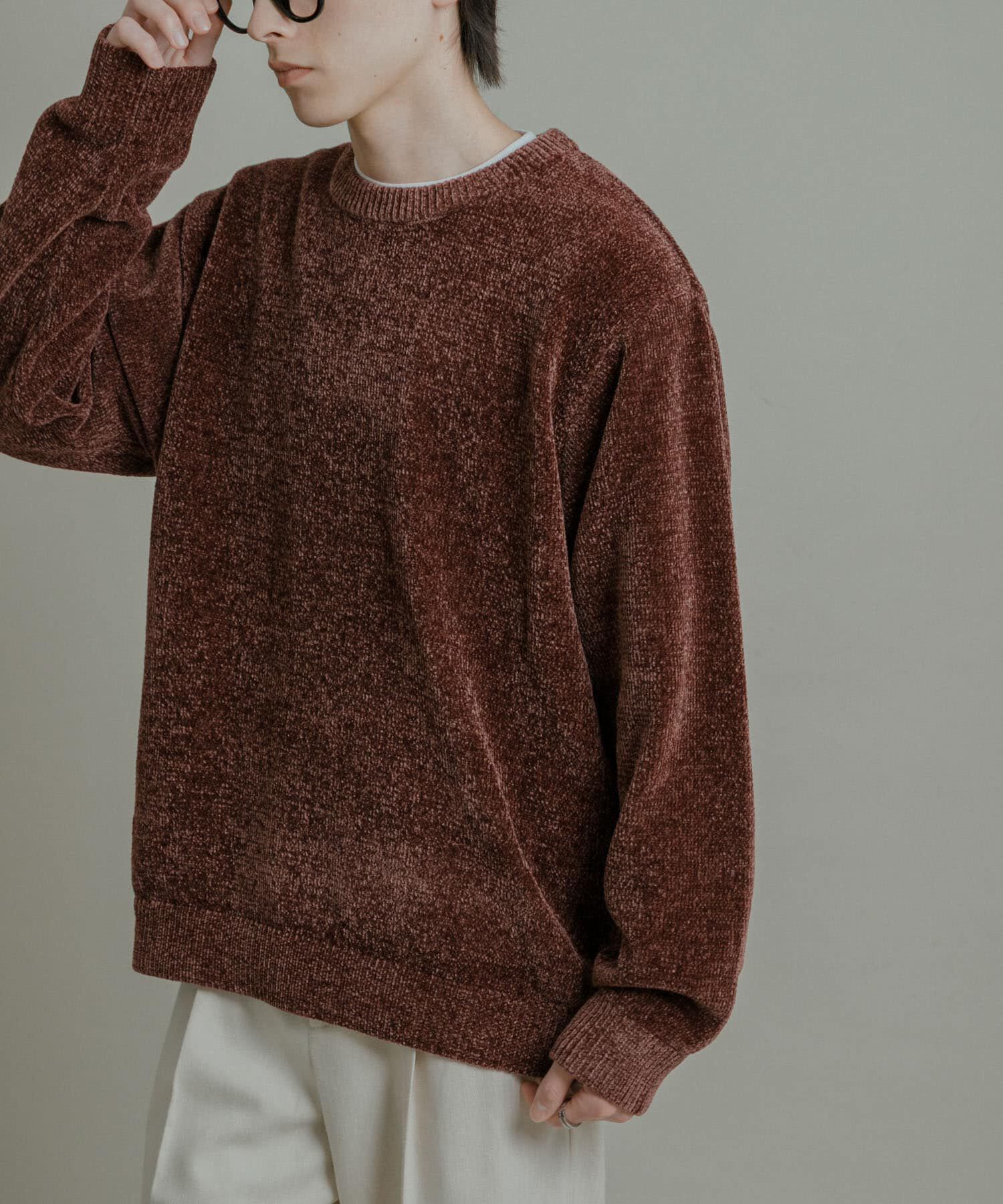 SENSE OF PLACE by URBAN RESEARCH「『洗濯可』モールニットプルオーバー」|ニット・セーター|