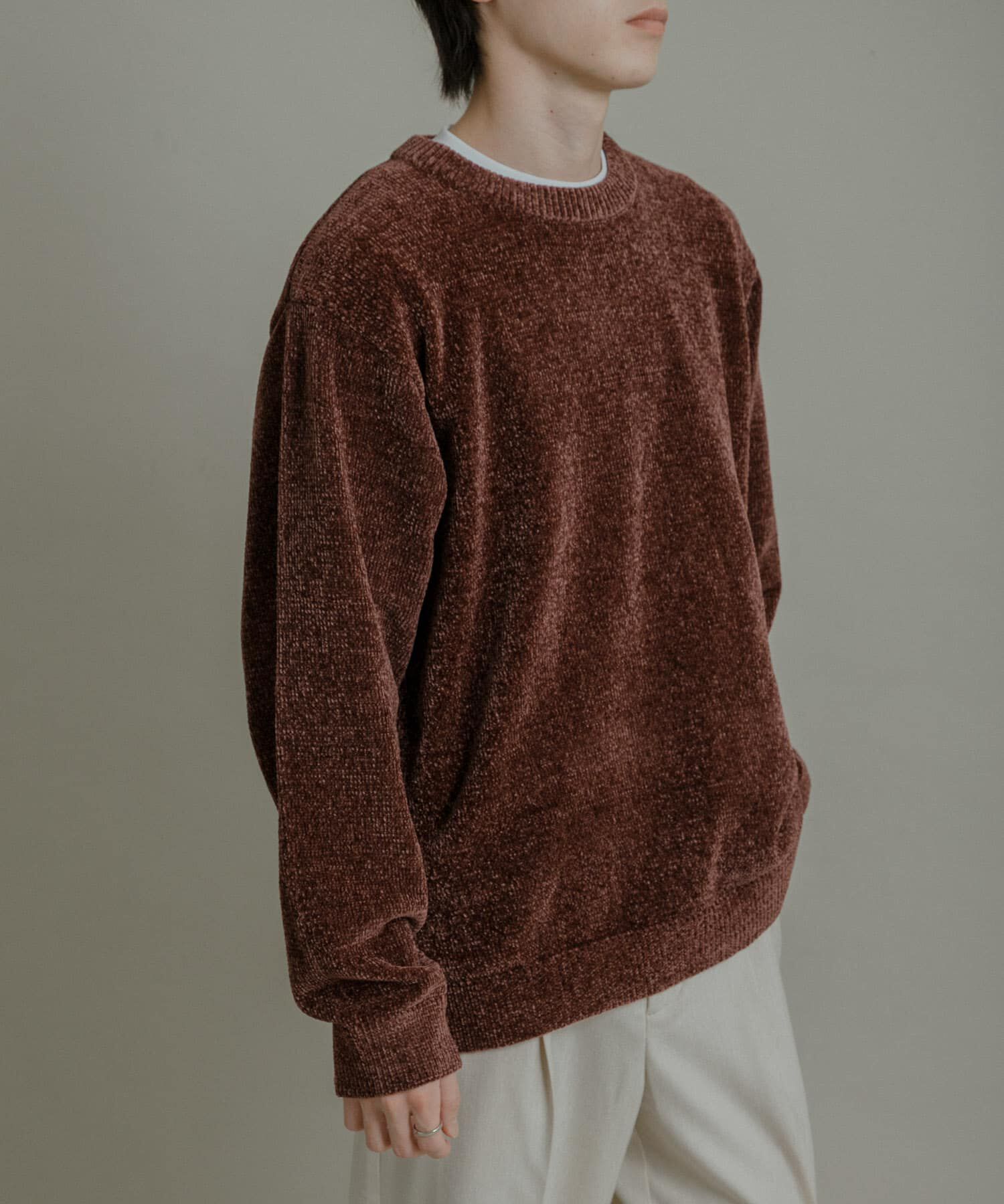 SENSE OF PLACE by URBAN RESEARCH「『洗濯可』モールニットプルオーバー」|ニット・セーター|