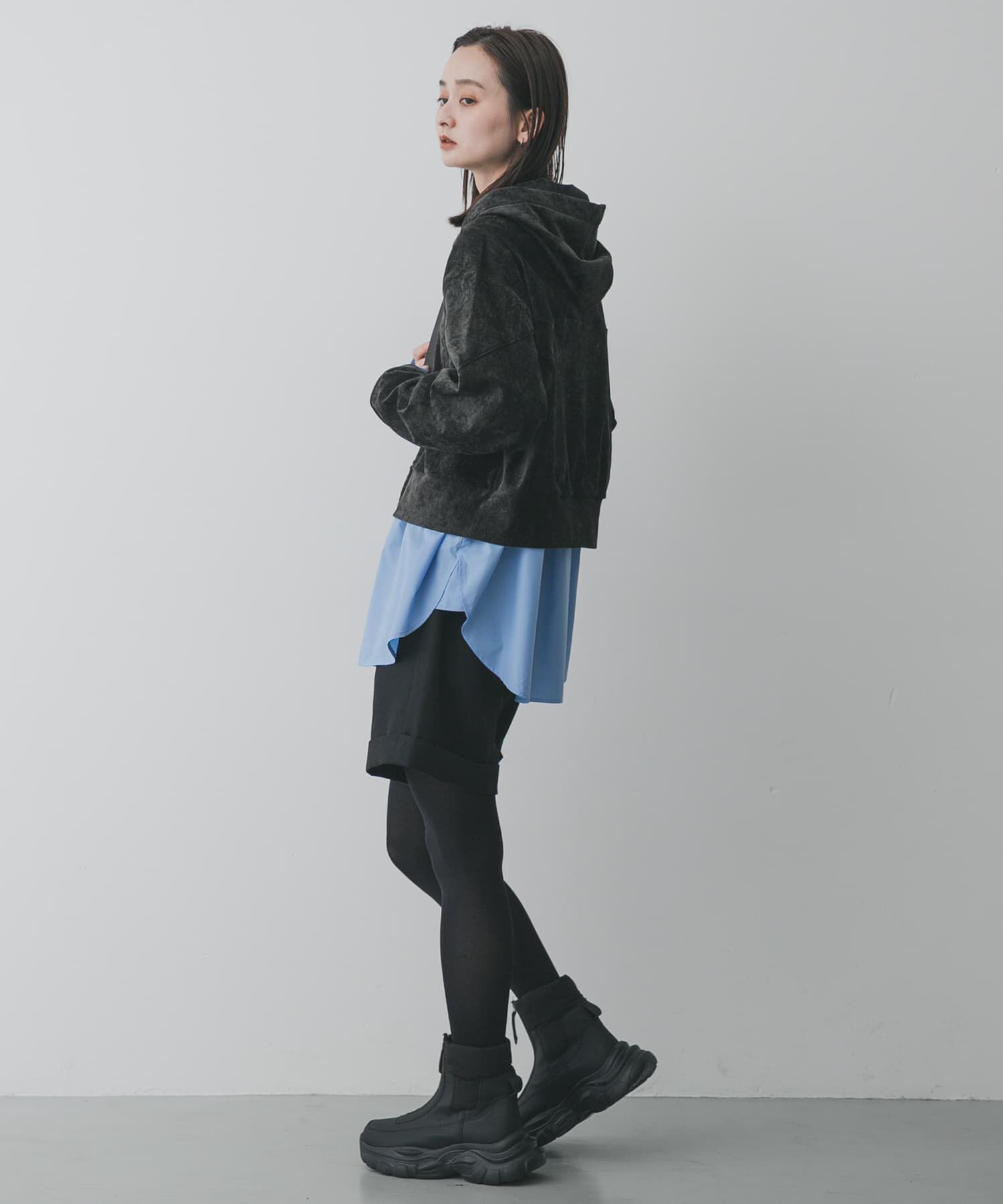 SENSE OF PLACE by URBAN RESEARCH「ベロアジップフーディ」|パーカー|