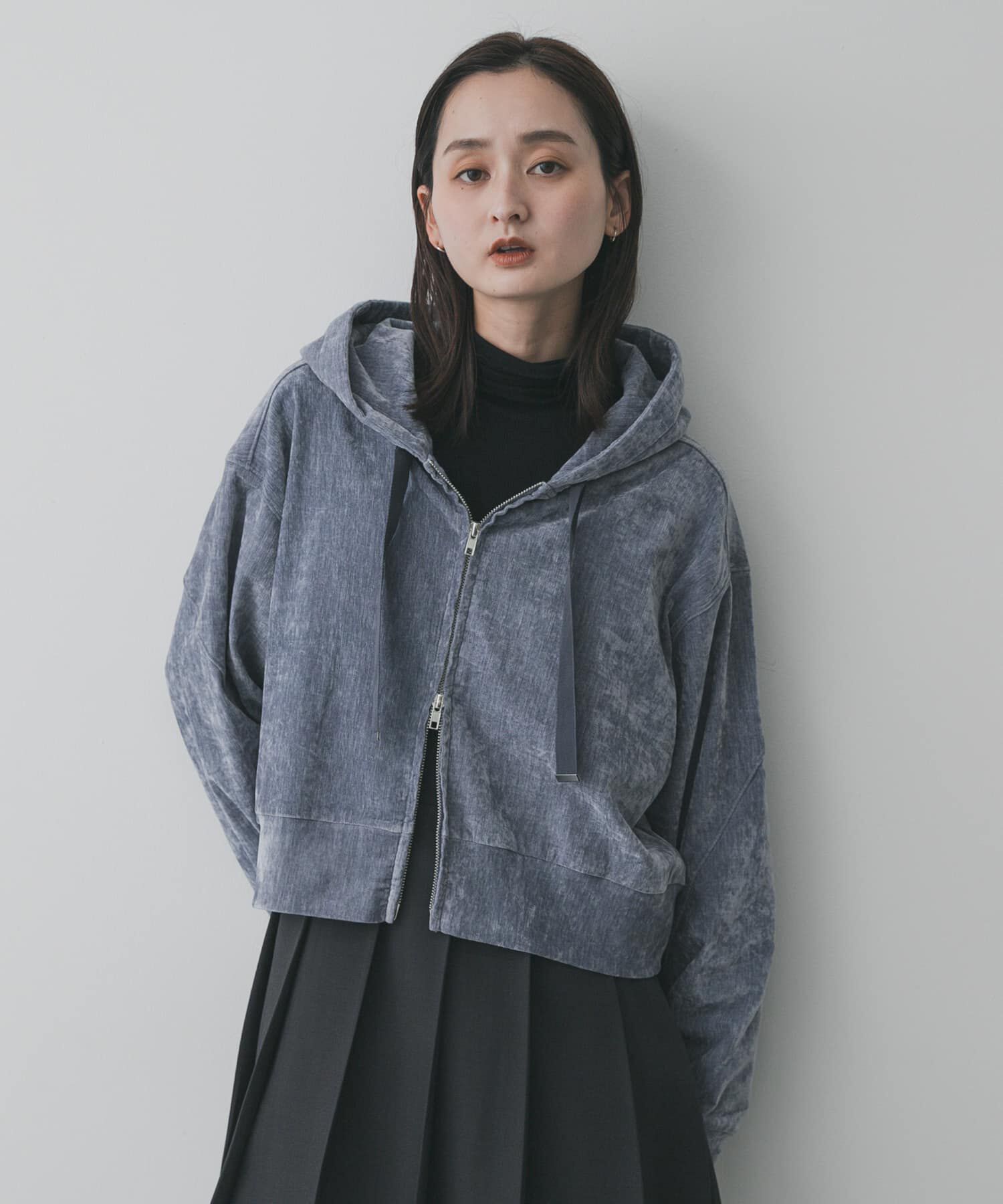 SENSE OF PLACE by URBAN RESEARCH「ベロアジップフーディ」|パーカー|