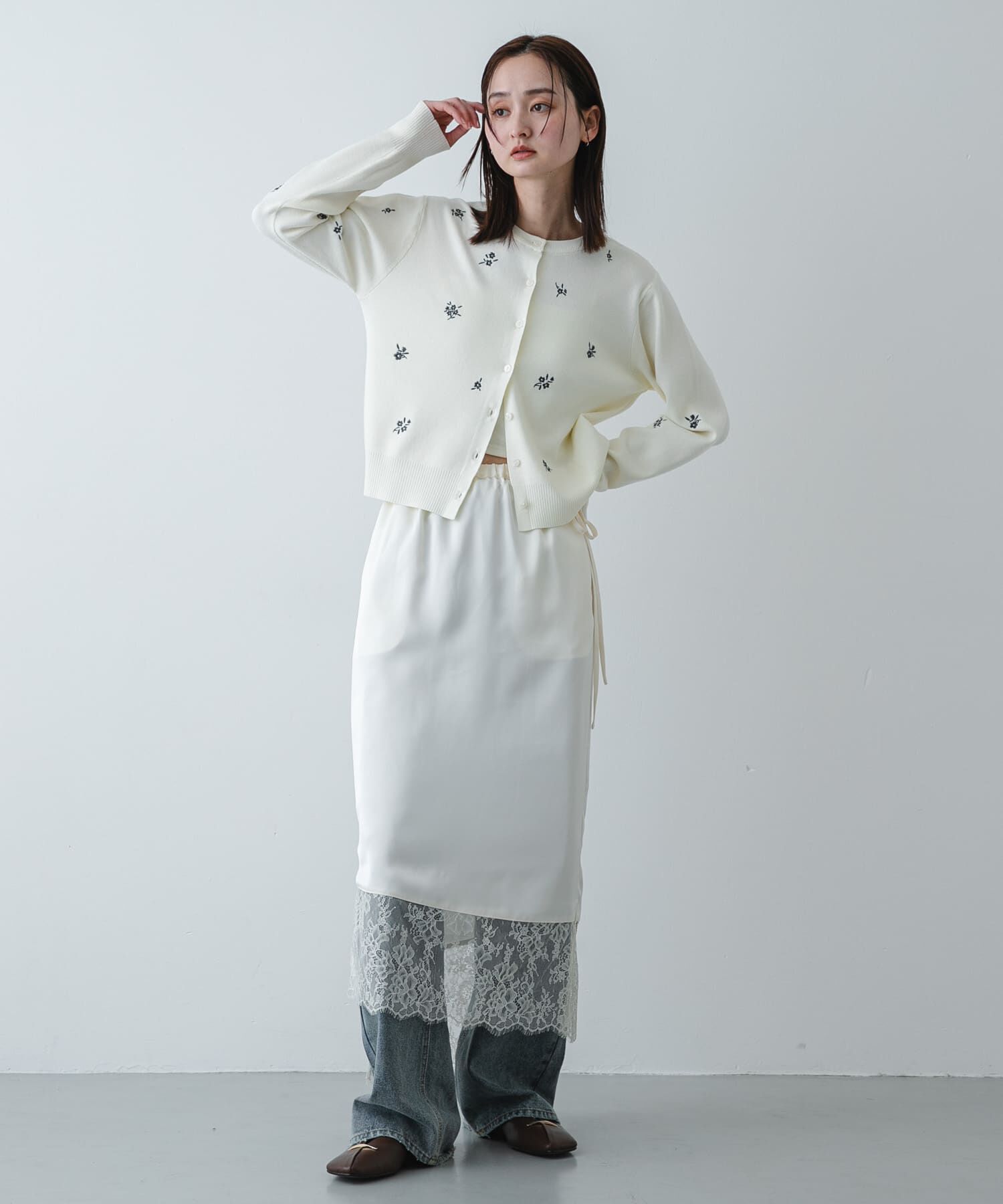 SENSE OF PLACE by URBAN RESEARCH「『洗濯可』コバナシシュウカーディガン」|カーディガン|