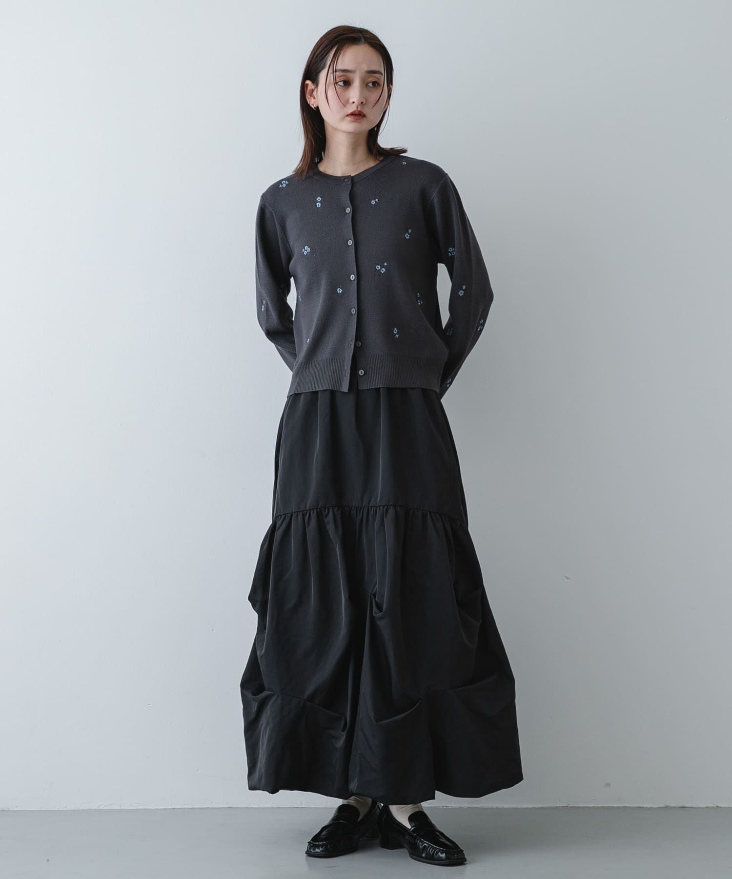 SENSE OF PLACE by URBAN RESEARCH「『洗濯可』コバナシシュウカーディガン」|カーディガン|