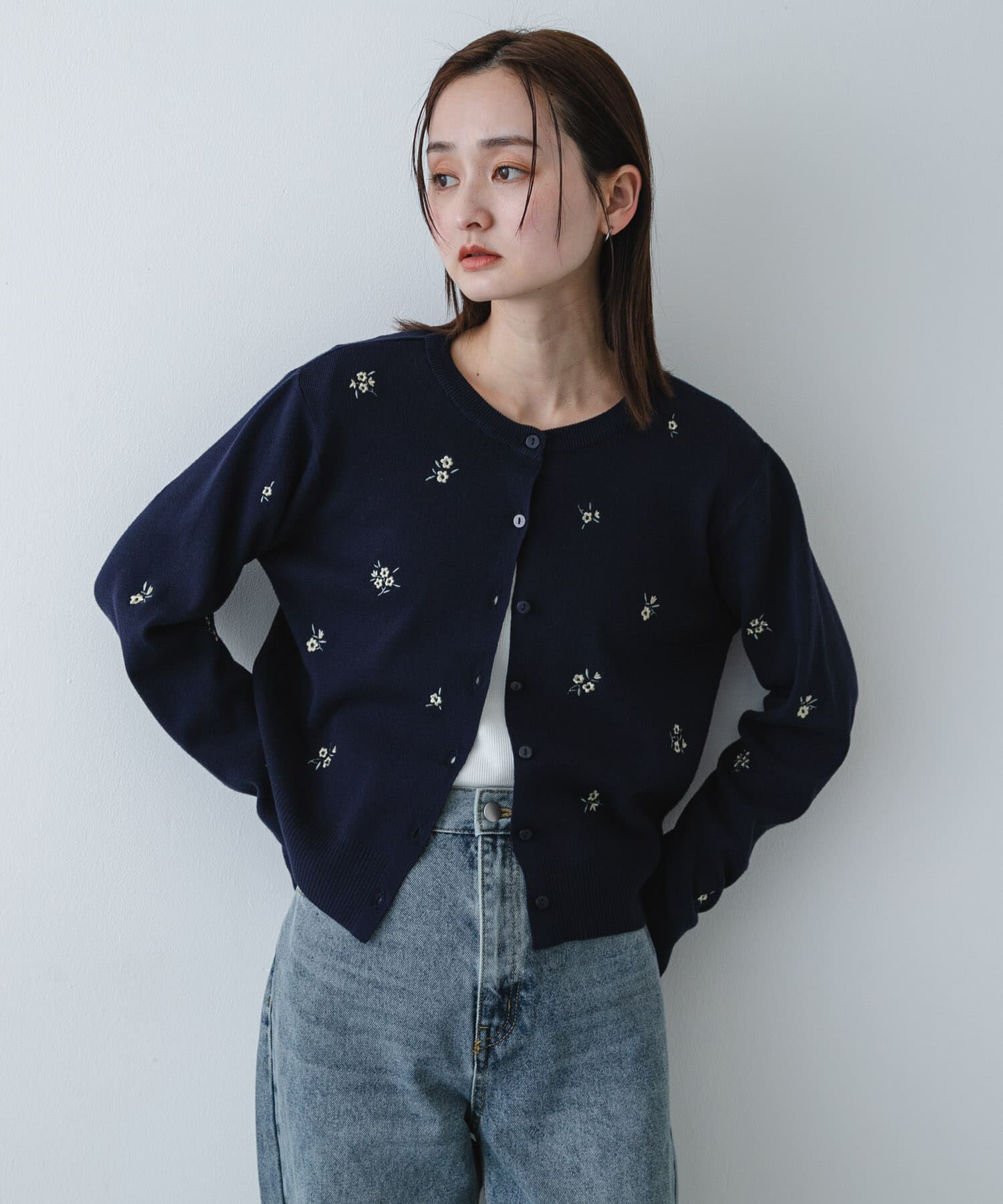 SENSE OF PLACE by URBAN RESEARCH「『洗濯可』コバナシシュウカーディガン」|カーディガン|