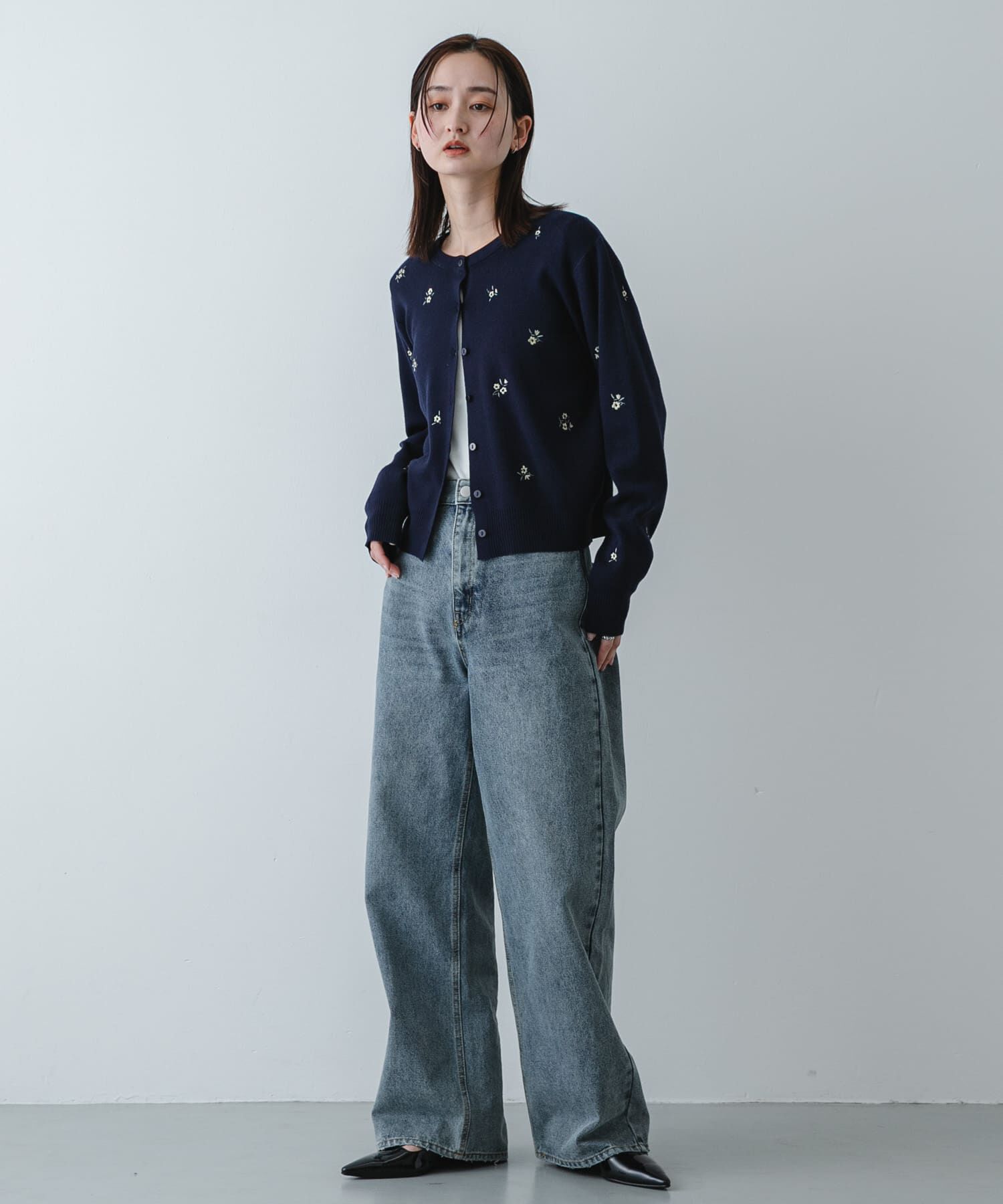 SENSE OF PLACE by URBAN RESEARCH「『洗濯可』コバナシシュウカーディガン」|カーディガン|