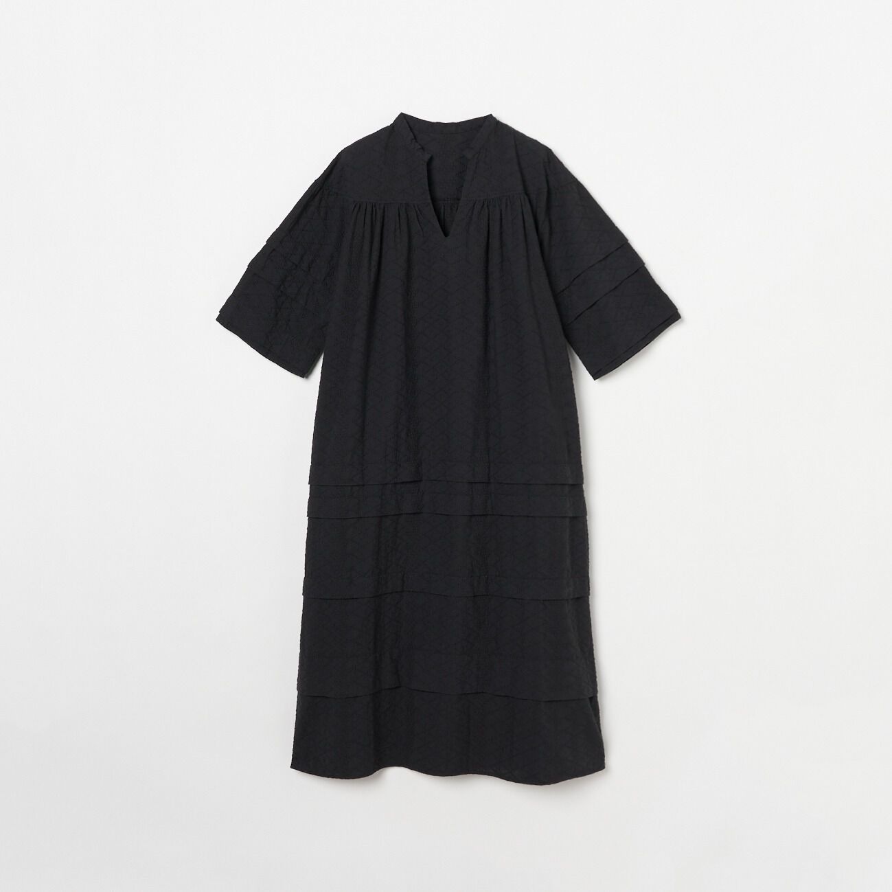 HELIOPOLE「HELIOPOLE ETHNICALCOTTON LACE CAFTAN OP」|ワンピース|ブラック