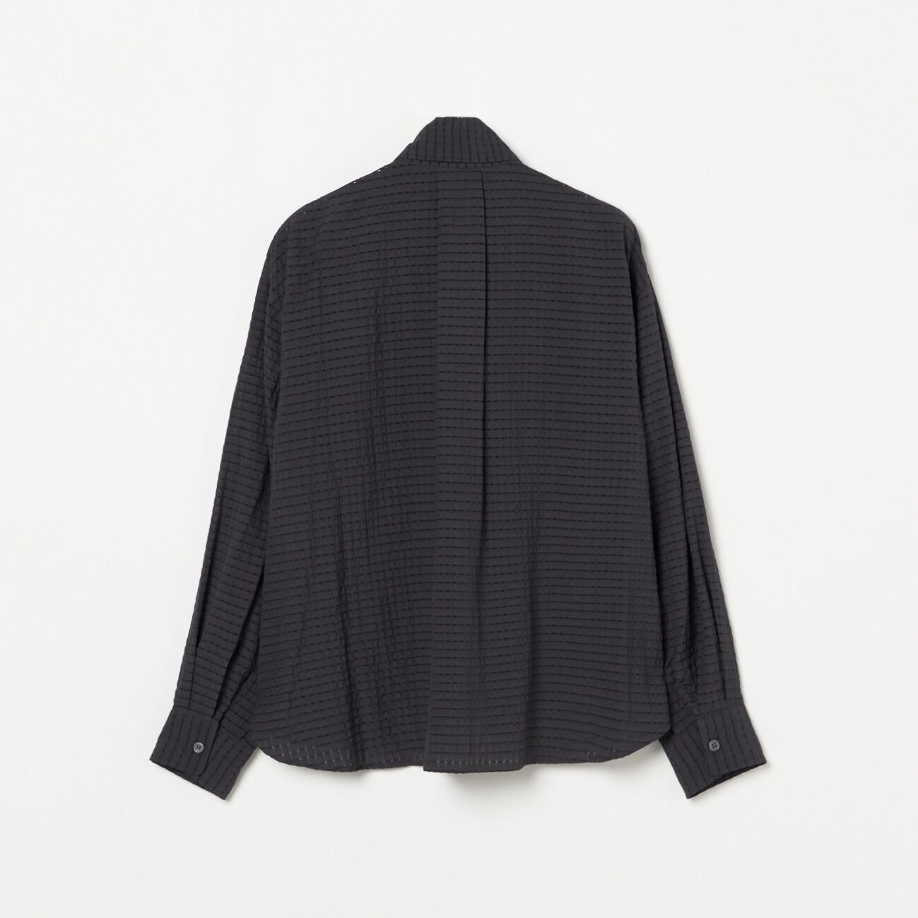 HELIOPOLE「HELIOPOLE SHEER CHECK BOWTIE BLOUSE」|シャツ・ブラウス|