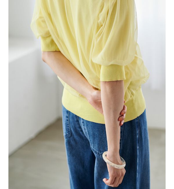 le.coeur blanc「アクリルバングル」|ブレスレット・バングル|