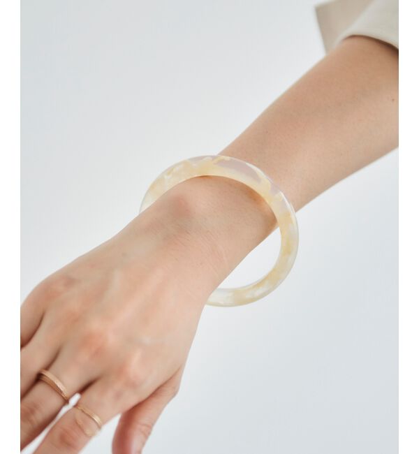 le.coeur blanc「アクリルバングル」|ブレスレット・バングル|