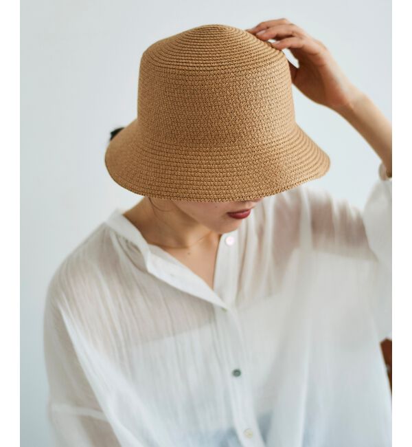 le.coeur blanc「《WEB限定アイテム》ペーパーバケットハット」|ハット|