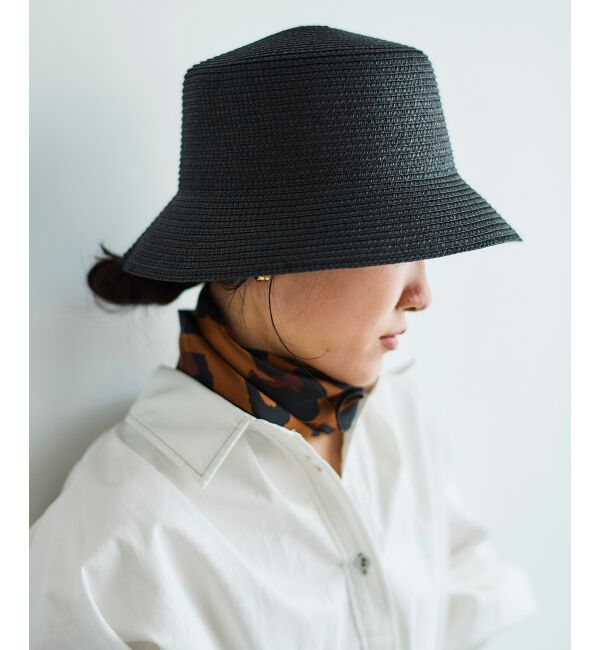 le.coeur blanc「《WEB限定アイテム》ペーパーバケットハット」|ハット|