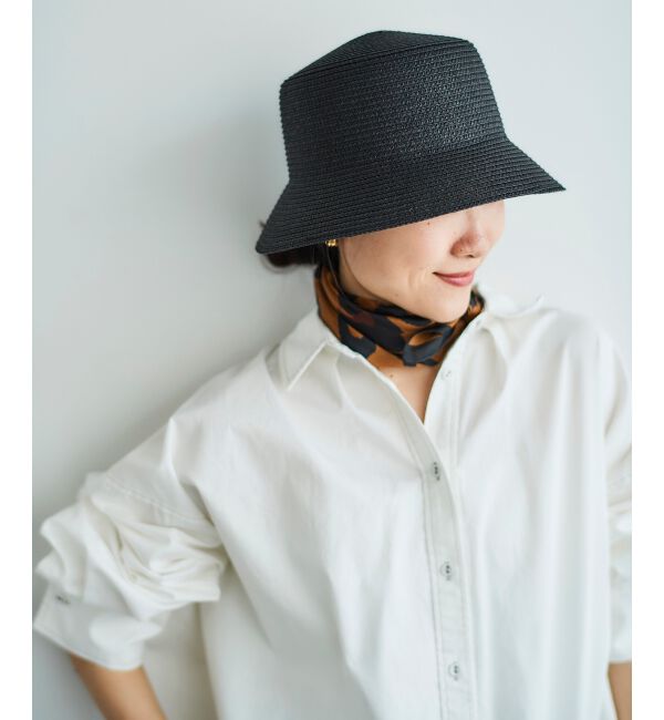 le.coeur blanc「《WEB限定アイテム》ペーパーバケットハット」|ハット|
