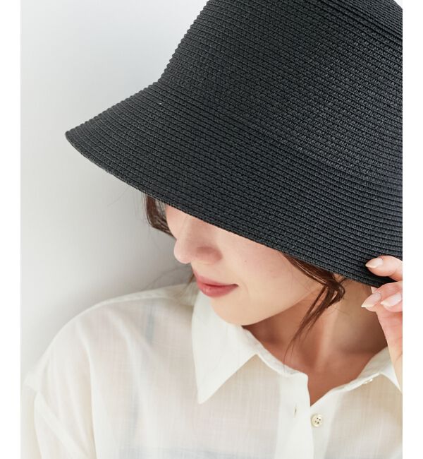 le.coeur blanc「《WEB限定アイテム》ペーパーバケットハット」|ハット|