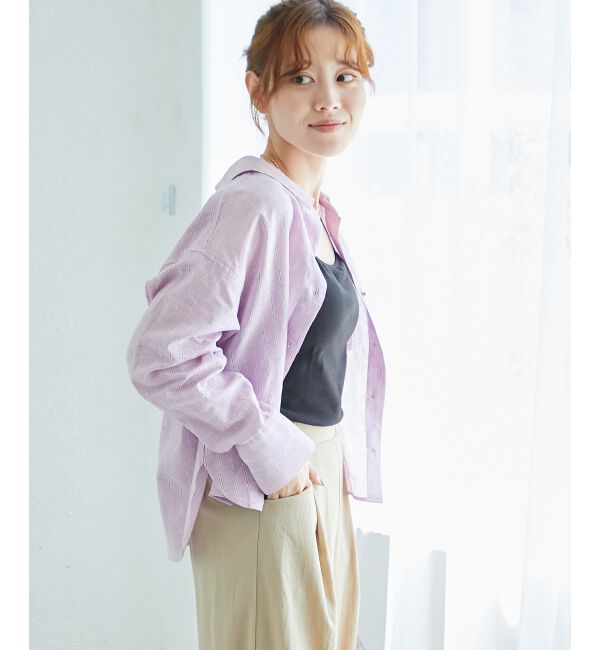  「コットン麻コンパクトシャツ」|シャツ・ブラウス|