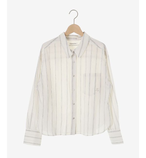  「コットン麻コンパクトシャツ」|シャツ・ブラウス|