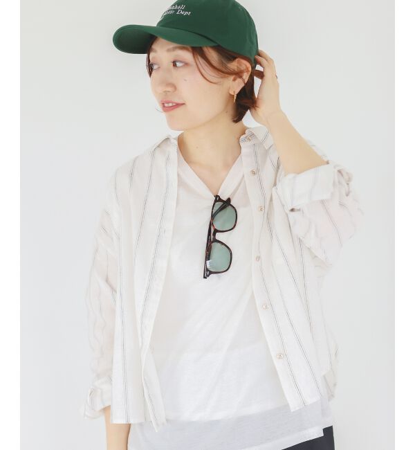  「コットン麻コンパクトシャツ」|シャツ・ブラウス|