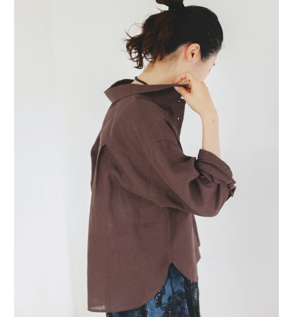  「コットン麻コンパクトシャツ」|シャツ・ブラウス|