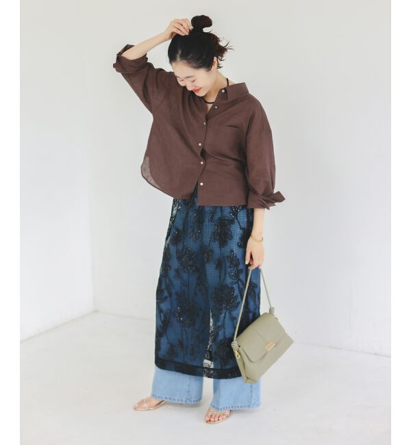  「コットン麻コンパクトシャツ」|シャツ・ブラウス|