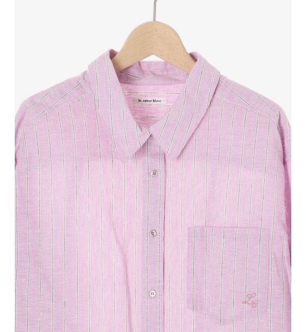  「コットン麻コンパクトシャツ」|シャツ・ブラウス|