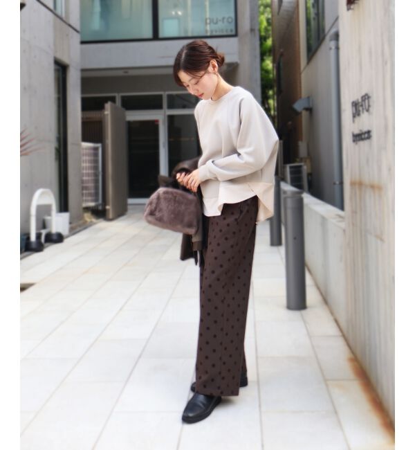  「ボンディングラグラン切替プルオーバー」|Tシャツ・カットソー|