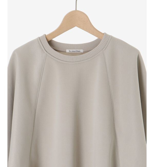  「ボンディングラグラン切替プルオーバー」|Tシャツ・カットソー|