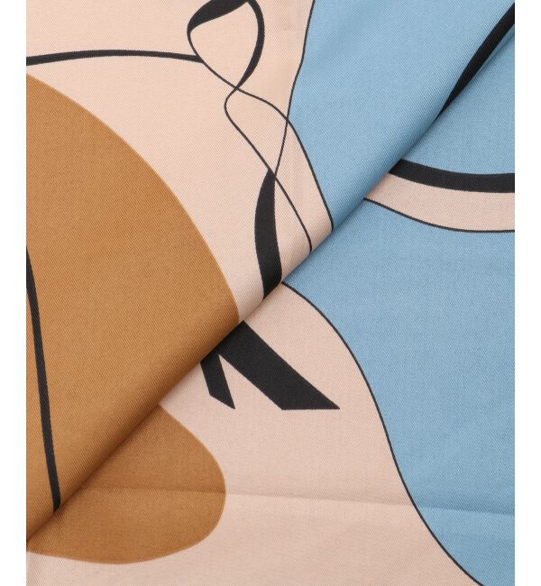  「ニュアンスプリントビッグスカーフ」|バンダナ・スカーフ|