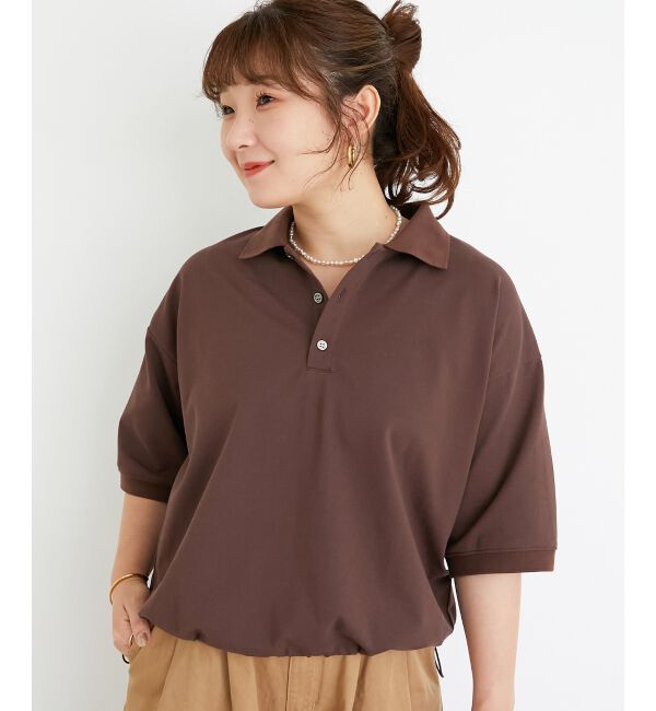  「《手洗い可能》ドロストカノコポロ」|ポロシャツ|