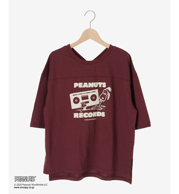  「【PEANUTS】フットボールTシャツ」|Tシャツ・カットソー|