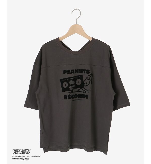  「【PEANUTS】フットボールTシャツ」|Tシャツ・カットソー|