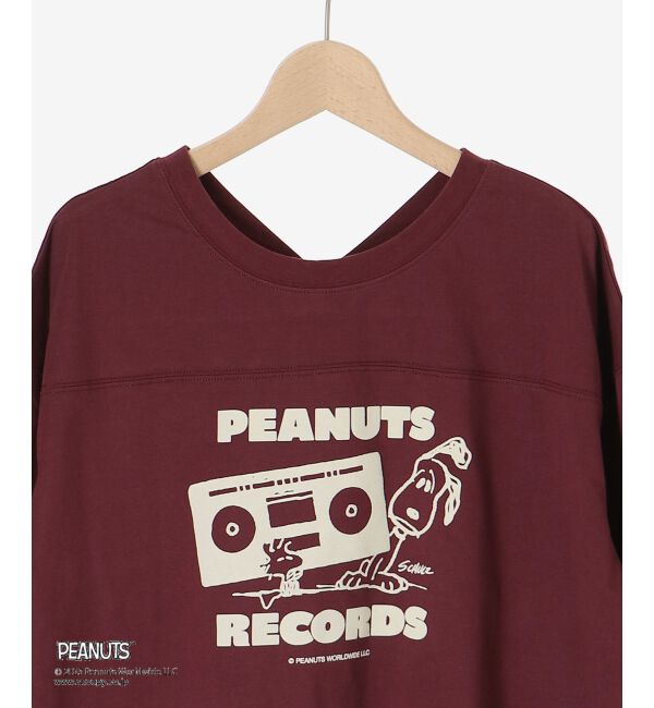  「【PEANUTS】フットボールTシャツ」|Tシャツ・カットソー|