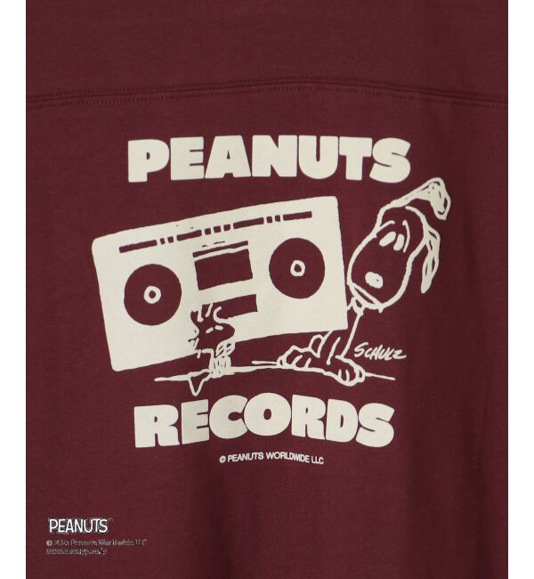  「【PEANUTS】フットボールTシャツ」|Tシャツ・カットソー|