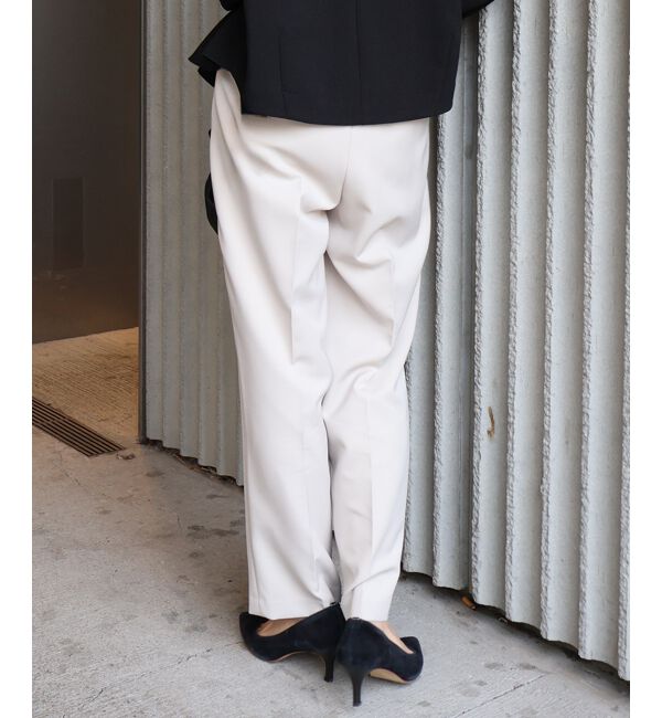  「ツインクロスタックテーパードパンツ」|その他|