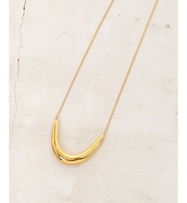  「O ステンレスモチーフネックレス」|ネックレス|