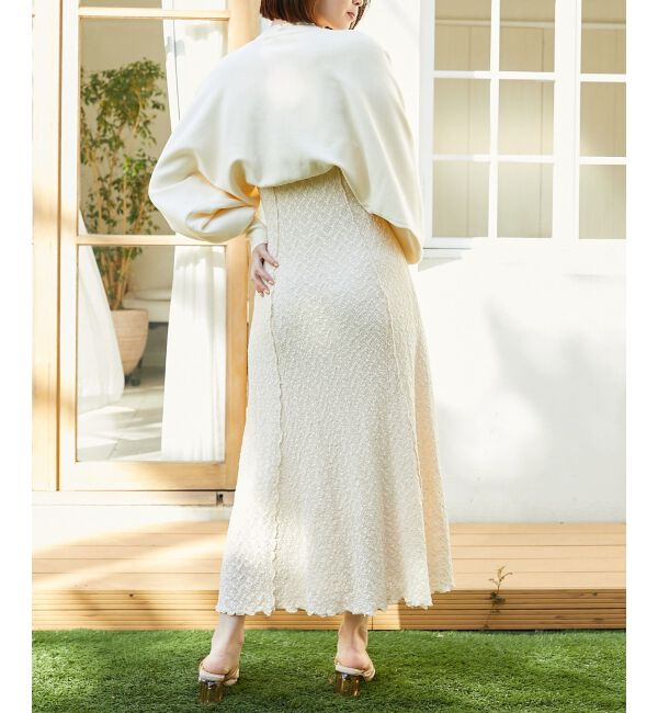 MAJESTICLEGON「ストレッチレースオープンワンピ」|ワンピース|