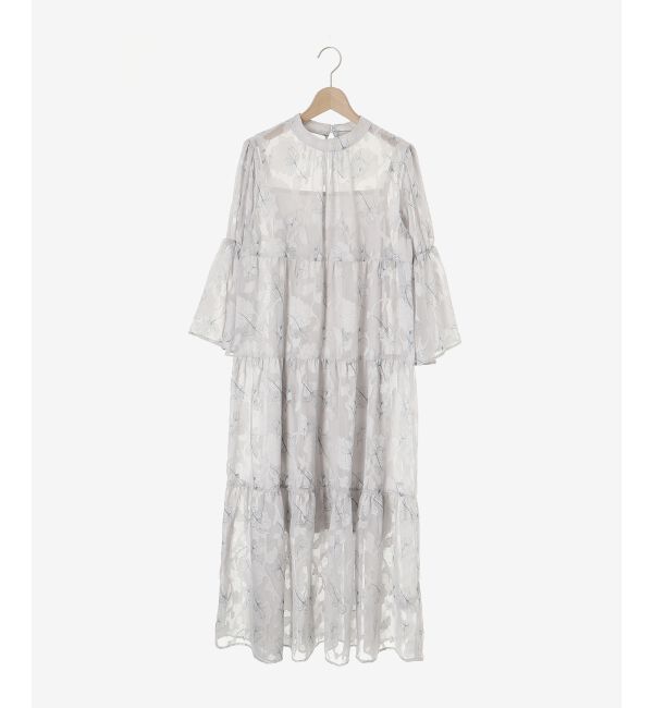 MAJESTICLEGON「フラワープリントジャカードワンピース」|ワンピース|