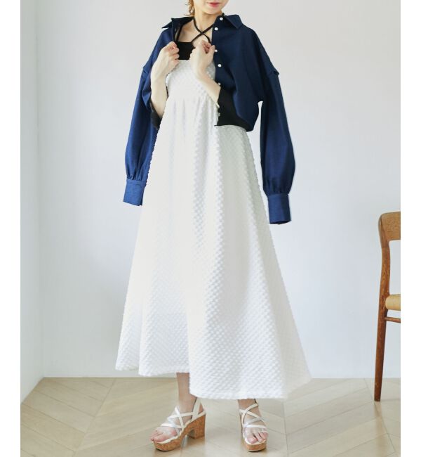 MAJESTICLEGON「バックオープンキャミワンピース」|ワンピース|