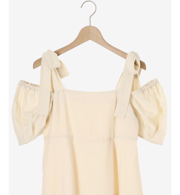 MAJESTICLEGON「2way肩リボンティアードワンピース」|ワンピース|
